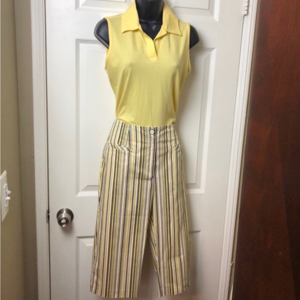 ISISPORT EUC Capri golf pants resort wear - Size 8